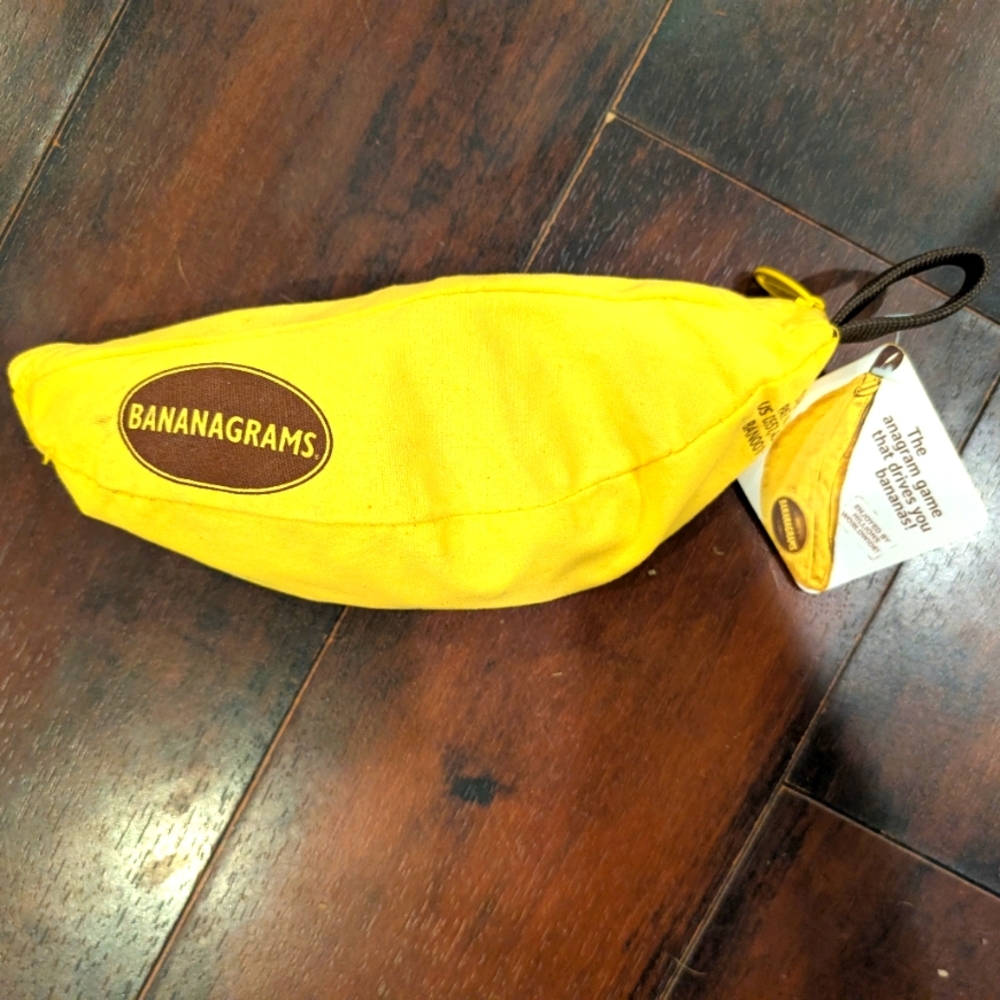 New Bananagrams Yellow Pouch Game